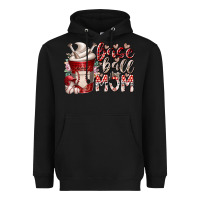 Black baseball mom coffee Heavyweight Hoodie - RacoonDesign