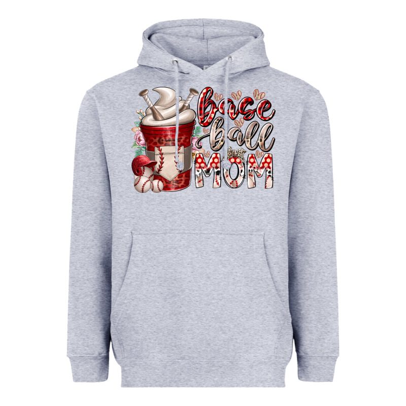 Baseball Mom Coffee Heavyweight Hoodie by RacoonDesign | Teevron