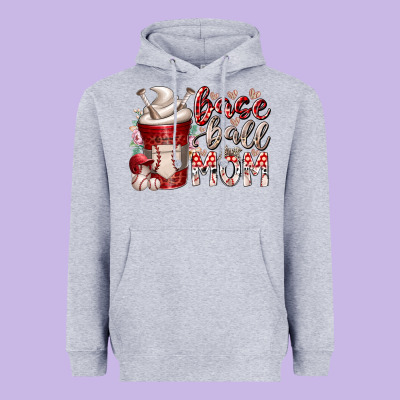 Baseball Mom Coffee Heavyweight Hoodie Designed By Racoondesign