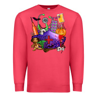 Cardinal zombie nurse   halloween Premium Sweatshirt - AdoDesignShop