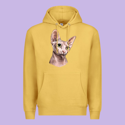 Sphynx Cat Premium Hoodie Designed By Lillyallendesigns