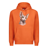 Carrot Sphynx Cat Premium Hoodie - LillyAllenDesigns