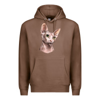 Chestnut Sphynx Cat Premium Hoodie - LillyAllenDesigns