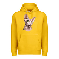 Lemon Sphynx Cat Premium Hoodie - LillyAllenDesigns