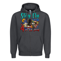 Smoke stay fly for the 4 th of july Zipper Hoodie - Zillion Design Studio