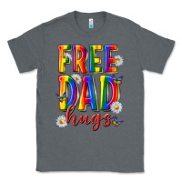 Charcoal Heather free dad hugs Classic Tee - texasbilliewilder