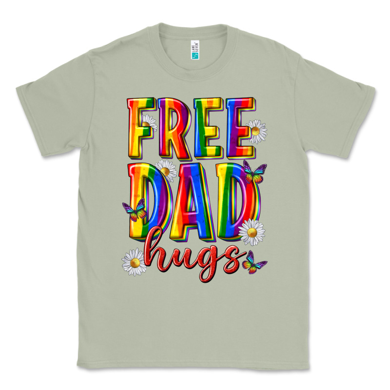 Free Dad Hugs Classic Tee by texasbilliewilder | Teevron