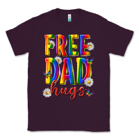 Plum free dad hugs Classic Tee - texasbilliewilder