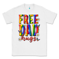 White free dad hugs Classic Tee - texasbilliewilder