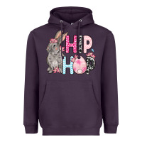 Plum Easter Day Hip hop bunny Heavyweight Hoodie - OliviaCreatesArt