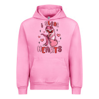 Fuchsia Pink i steal hearts Urban Hoodie - MaliasSmallBusiness