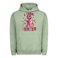 Pigment Oil Green i steal hearts Urban Hoodie - MaliasSmallBusiness