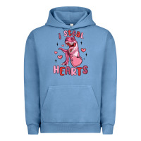 Pigment Pebble Blue i steal hearts Urban Hoodie - MaliasSmallBusiness
