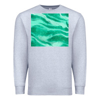 Heather Grey green glitter Premium Sweatshirt - JahusDesignShop