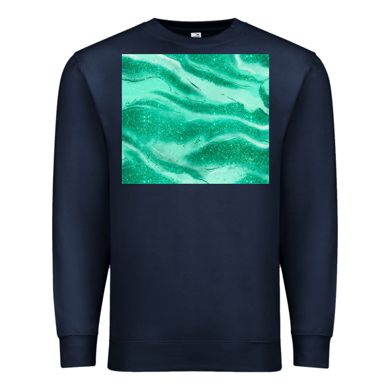 Green Glitter Premium Sweatshirt by JahusDesignShop | Teevron