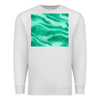 Oatmeal Heather green glitter Premium Sweatshirt - JahusDesignShop