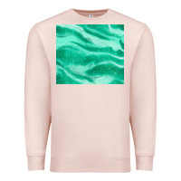 Pale Pink green glitter Premium Sweatshirt - JahusDesignShop