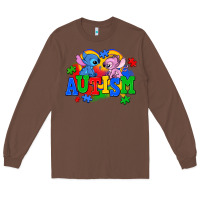 Chestnut autism stitch with lilo Long Sleeve Tee - AdoDesignShop