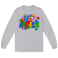 Moon Dust autism stitch with lilo Long Sleeve Tee - AdoDesignShop