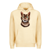 Pina Colada Bengal Cat Face Premium Hoodie - LillyAllenDesigns