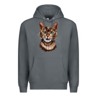 Rock Bengal Cat Face Premium Hoodie - LillyAllenDesigns