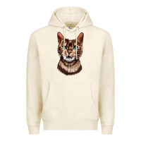 Tofu Bengal Cat Face Premium Hoodie - LillyAllenDesigns