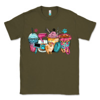 Army Green pet groomer coffee cups Classic Tee - Zillion Design Studio