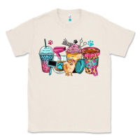 Natural pet groomer coffee cups Classic Tee - Zillion Design Studio