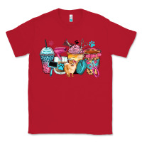 Red pet groomer coffee cups Classic Tee - Zillion Design Studio