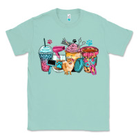 Seafoam pet groomer coffee cups Classic Tee - Zillion Design Studio