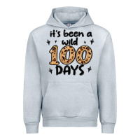 Heather Grey its been a wild 100 days Urban Hoodie - MaliasSmallBusiness