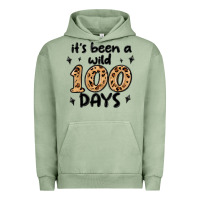 Pigment Oil Green its been a wild 100 days Urban Hoodie - MaliasSmallBusiness