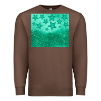 Chestnut green glitter star Premium Sweatshirt - JahusDesignShop