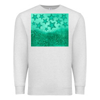 Oatmeal Heather green glitter star Premium Sweatshirt - JahusDesignShop