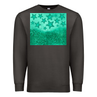 Smoke green glitter star Premium Sweatshirt - JahusDesignShop