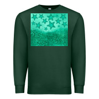 Sports Green green glitter star Premium Sweatshirt - JahusDesignShop