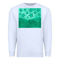 White green glitter star Premium Sweatshirt - JahusDesignShop