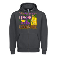 Smoke when life gives you lemons make lemonade Zipper Hoodie - texasbilliewilder