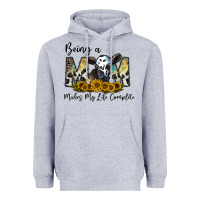 Heather Grey being a mom makes my life complate Heavyweight Hoodie - CowhideDigitalArt