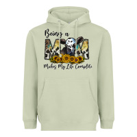 Matcha being a mom makes my life complate Heavyweight Hoodie - CowhideDigitalArt