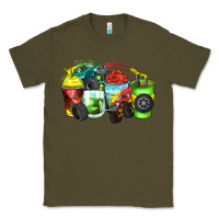 Army Green monster truck coffee cups Classic Tee - Zillion Design Studio