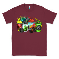 Burgundy monster truck coffee cups Classic Tee - Zillion Design Studio