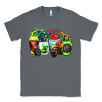 Charcoal Heather monster truck coffee cups Classic Tee - Zillion Design Studio