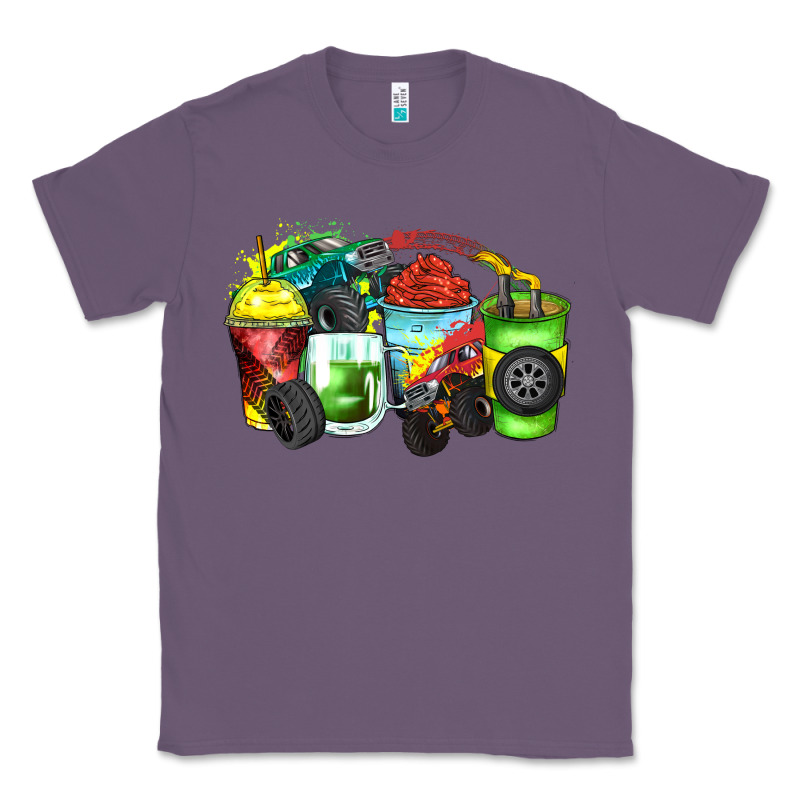 Monster Truck Coffee Cups Classic Tee by Zillion Design Studio | Teevron