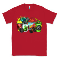 Red monster truck coffee cups Classic Tee - Zillion Design Studio