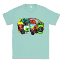 Seafoam monster truck coffee cups Classic Tee - Zillion Design Studio