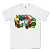 White monster truck coffee cups Classic Tee - Zillion Design Studio
