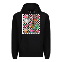 Black pink christmas elementary Premium Hoodie - AdoDesignShop