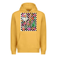 Mustard pink christmas elementary Premium Hoodie - AdoDesignShop