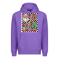 Purple pink christmas elementary Premium Hoodie - AdoDesignShop